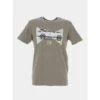 T-shirt Cars Kaki Homme - Teddy Smith -spartoo shop t shirt cars kaki homme teddy smith