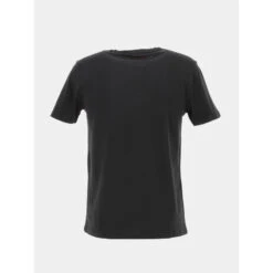 T-shirt Ezio 2 Noir Homme - Teddy Smith -spartoo shop t shirt ezio 2 noir homme teddy smith 1