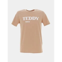T-shirt Finn Beige Homme - Teddy Smith