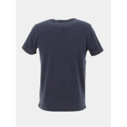 T-shirt Logo Ezio 2 Bleu Marine Homme - Teddy Smith -spartoo shop t shirt logo ezio 2 bleu marine homme teddy smith 1