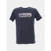 T-shirt Logo Ezio 2 Bleu Marine Homme - Teddy Smith
