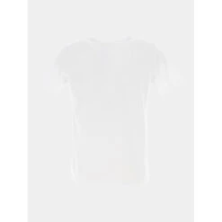 T-shirt Logo Fleurs Lu Blanc Garçon - Teddy Smith -spartoo shop t shirt logo fleurs lu blanc garcon teddy smith 1