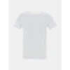 T-shirt Logo The Tee Blanc Bleu Homme - Teddy Smith