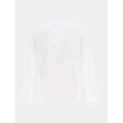 T-shirt Manche Longue Signature Blanc Garçon - Teddy Smith -spartoo shop t shirt manche longue signature blanc garcon teddy smith 1