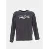 T-shirt Manche Longue Signature Bleu Garçon - Teddy Smith