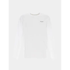 T-shirt Manches Longues The Tee Blanc Homme - Teddy Smith