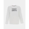 T-shirt Manches Longues Ticlass Gris Homme - Teddy Smith -spartoo shop t shirt manches longues ticlass gris homme teddy smith