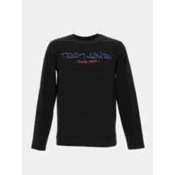 T-shirt Manches Longues Ticlass Noir Homme - Teddy Smith