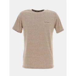 T-shirt Nark Marron Chiné Homme - Teddy Smith
