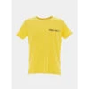 T-shirt Required Logo Dos Jaune Garçon - Teddy Smith