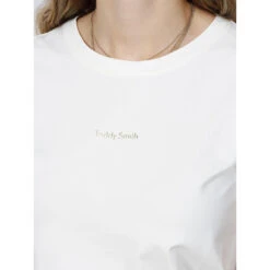T-shirt Ribelle Blanc Femme - Teddy Smith -spartoo shop t shirt ribelle blanc femme teddy smith 3