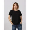 T-shirt Ribelle Noir Femme - Teddy Smith