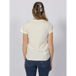 spartoo shop -spartoo shop t shirt sweety blanc femme teddy smith 1