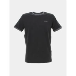 T-shirt The Tee Col Gris Noir Homme - Teddy Smith