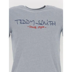 T-shirt Ticlass Basic Bleu Chiné Homme - Teddy Smith 9 T-shirt Ticlass Basic Bleu Chiné Homme - Teddy Smith -spartoo shop t shirt ticlass basic bleu chine homme teddy smith 3