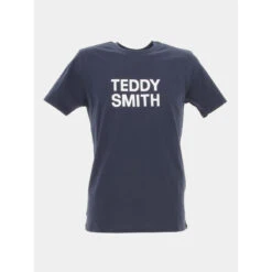 T-shirt Ticlass Basic Bleu Marine Homme - Teddy Smith