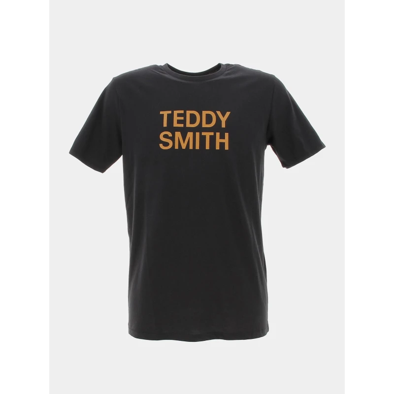 T-shirt Ticlass Basic Orange Noir Homme - Teddy Smith 3 T-shirt Ticlass Basic Orange Noir Homme - Teddy Smith