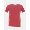 T-shirt Ticlass Basic Rouge Chiné Homme - Teddy Smith -spartoo shop t shirt ticlass basic rouge chine homme teddy smith