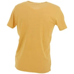 T-shirt Uni Col V Goa Jaune Homme - Teddy Smith -spartoo shop t shirt uni col v goa jaune homme teddy smith 1