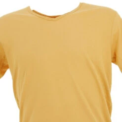T-shirt Uni Col V Goa Jaune Homme - Teddy Smith -spartoo shop t shirt uni col v goa jaune homme teddy smith 2