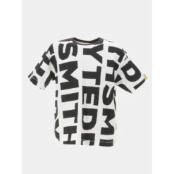 T-shirt Yvin Blanc Noir Garçon - Teddy Smith